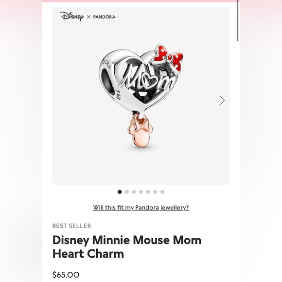 Pandora Disney Charms with Bracelet - Silver - Picture 6 of 7